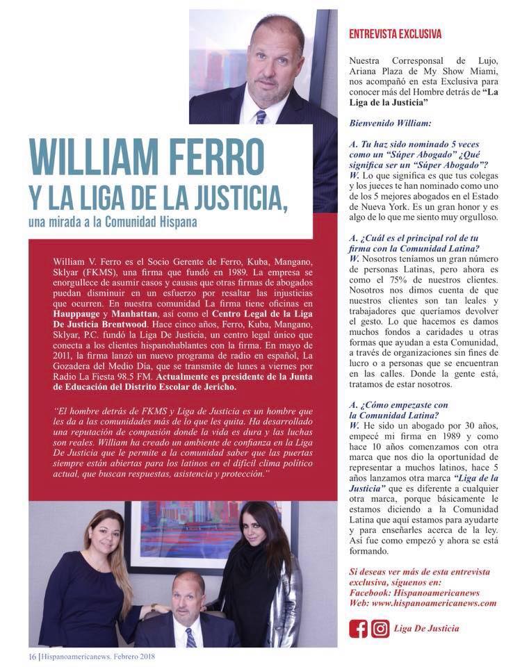 Hispanoamerica News - entrevista exclusiva Liga de Justicia