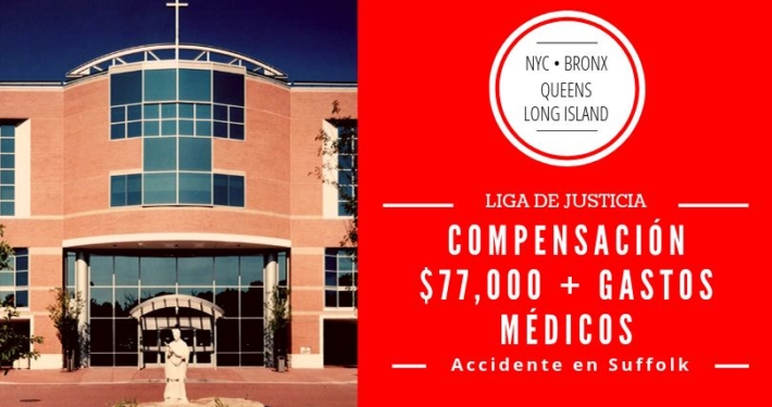 Los abogados de Liga de Justicia logran recuperar $77,000 para cliente que sufrió un accidente como pasajero de taxi en Port Jefferson, Suffolk county.